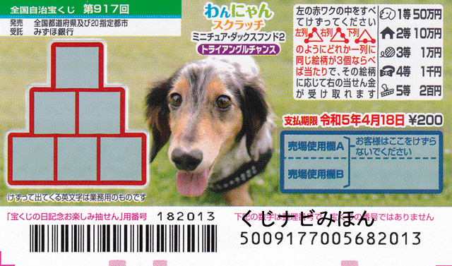 ミニチュアダックスフンド2/トライアングルチャンス/わんにゃんスクラッチ